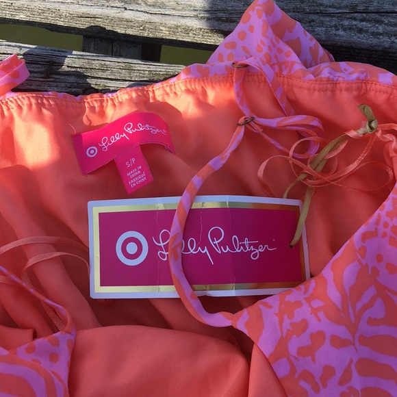 Spring Tiger zebra Barbiecore Lilly Pulitzer Dress animal print pink orange - Picture 3 of 8